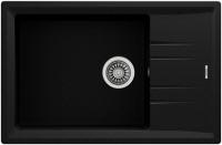 Мойка из тегр. Teka STONE 60 S-TG 1B 1D черный металлик (ручной слив)