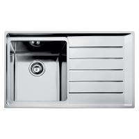 Мойка с сифоном нерж. NPX 611 полированная правая Franke (101.0068.368)