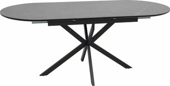 Кухонный стол Signal Gaston ceramic 140-180/100 (серый/черный)