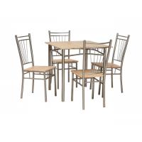 Комплект SIGNAL FIT (стол обеденный+ 4 стула) дуб сонома, 76/76/75