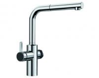 Смеситель BLANCO EVOL-S Volume хром, рычаг слева