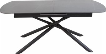 Кухонный стол Signal Vector ceramic 160-200/90 (черный/черный)