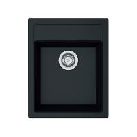 Мойка с сифоном тектонайт SID 610-40 черный Franke (114.0497.988)