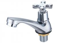 Кран водоразборный на гайке 1/2, керамич. JIK15-A102-A SOLONE (Моносмеситель цинковый  Количество в коробке - 4 шт) (G.LAUF)