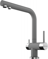 Смеситель OMOIKIRI Nagano-PL латунь/гранит/платина