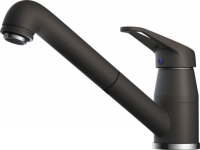 Смеситель OMOIKIRI Tateyama-S-DC латунь/гранит/темный шоколад