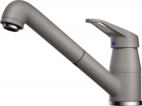 Смеситель OMOIKIRI Tateyama-S-GR латунь/гранит/leningrad grey