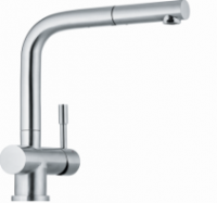 Смеситель для кухни FRANKE Atlas, управление слева или справа, выдвижной шланг, нержавеющая сталь
