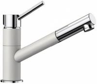 Смеситель BLANCO KANO-S белый/хром