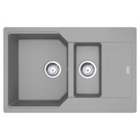 Мойка с сифоном гранит UBG 651-78 серый камень Franke (114.0574.992)