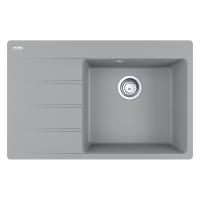 Мойка с сифоном гранит CNG 611-78 TL серый камень, левая (в/у) Franke (114.0630.469)