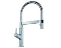 Смеситель BLANCO SOLENTA-S Senso нержавеющая сталь UltraResist, рычаг слева