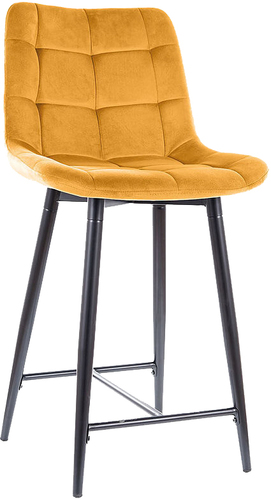 Стул Signal Chic H-2 Velvet (bluvel 68 карри/черный мат)