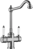 Смеситель OMOIKIRI Tottori-SI латунь/античное серебро