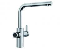 Смеситель BLANCO EVOL-S Volume нержавеющая сталь UltraResist, рычаг справа