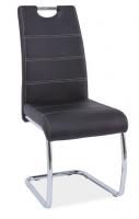 Стул SIGNAL CHERRY MATT VELVET 99 черный New