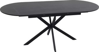 Кухонный стол Signal Gaston ceramic 140-180/100 (черный/черный)