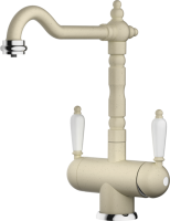 Смеситель OMOIKIRI Amagasaki-BE латунь/гранит/ваниль
