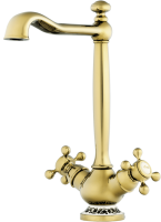 Смеситель OMOIKIRI Kagoshima-G латунь/позолота