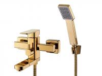 Смеситель для ванны кор. нос золото LEB-3123KG G.lauf (Смеситель цинковый)