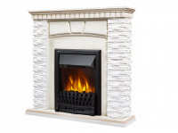 Портал Porto Classic камень белый, шпон беленый дуб