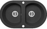 Мойка кухонная Laveo Dafne SBD_720T овальная черный