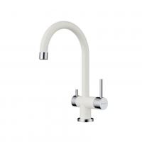 Смеситель OMOIKIRI Yamada-WH латунь/гранит/белый