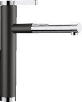 Смеситель BLANCO LINEE-S черный/хром