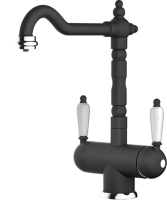 Смеситель OMOIKIRI Amagasaki-BL латунь/гранит/черный