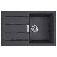 Мойка с сифоном тектонайт S2D 611-78 черный Franke (143.0621.190)