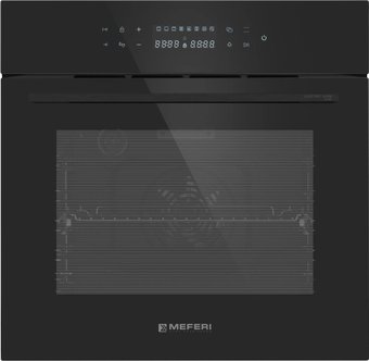 Электрический духовой шкаф Meferi MEO6010BK Matt Ultra