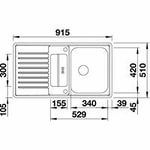 Мойка кухонная Blanco CLASSIC Pro 5 S-IF