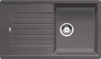 Мойка из силгр. Blanco ZIA 5 S темная скала