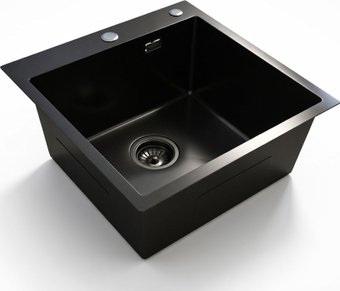 Кухонная мойка Blantek LS-5050STB Stone texture black