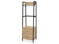 Стеллаж SIGNAL SOL B дуб/черный, 52/40/169