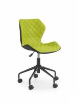 Кресло компьютерное HALMAR MATRIX черный/зеленый