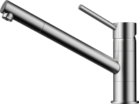 Смеситель OMOIKIRI Aogashima-BN латунь/нержавеющая сталь