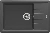 Мойка из тегр. Teka STONE 60 S-TG 1B 1D темно-серый (ручной слив)