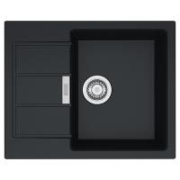 Мойка с сифоном тектонайт S2D 611-62 черный Franke (143.0627.288)