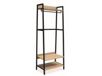 Стеллаж SIGNAL SOL C дуб/черный, 64/40/169