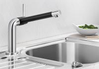 Смеситель Blanco SEDA черный хром