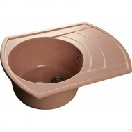 Мойка кухонная GranFest GF-R650L (розовый)