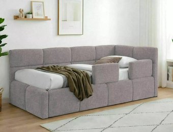 Кровать Signal Emma Raven 91 90/200 (пудрово-розовый)