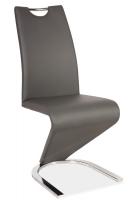 Стул SIGNAL AZALIA VELVET серый/черный New