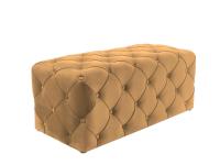 Пуф SIGNAL AVIVA VELVET Bluvel 68, карри/венге New