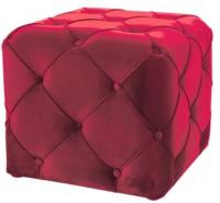 Пуф SIGNAL AVIVA K VELVET Bluvel 59, бордовый/венге New