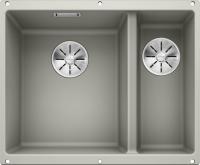 Мойка из силгр. Blanco SUBLINE 340/160-U (чаша слева) жемчужная