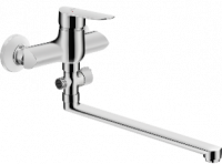 Смеситель для ванны Laveo Appia BLP_01FD с длинным изливом хром