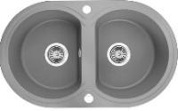 Мойка кухонная Laveo Dafne SBD_520T овальная серый