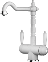 Смеситель OMOIKIRI Amagasaki-WH латунь/гранит/белый